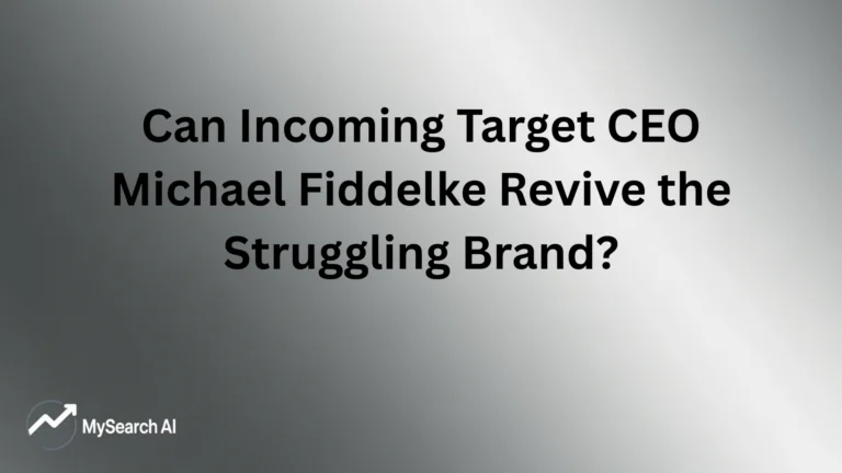 Can Incoming Target CEO Michael Fiddelke Revive the Struggling Brand?