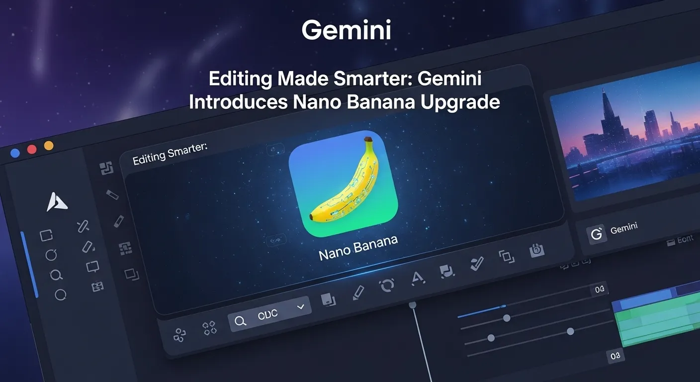Editing Made Smarter Gemini Introduces Nano Banana Upgrade