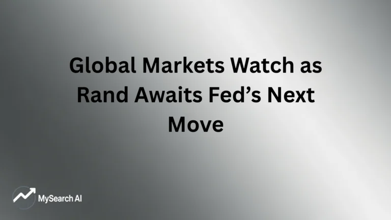 Global Markets Watch as Rand Awaits Fed’s Next Move