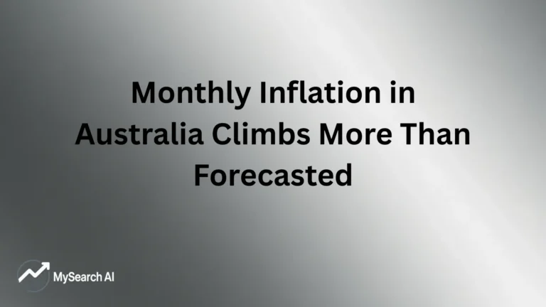 Monthly Inflation in Australia Climbs More Than Forecasted