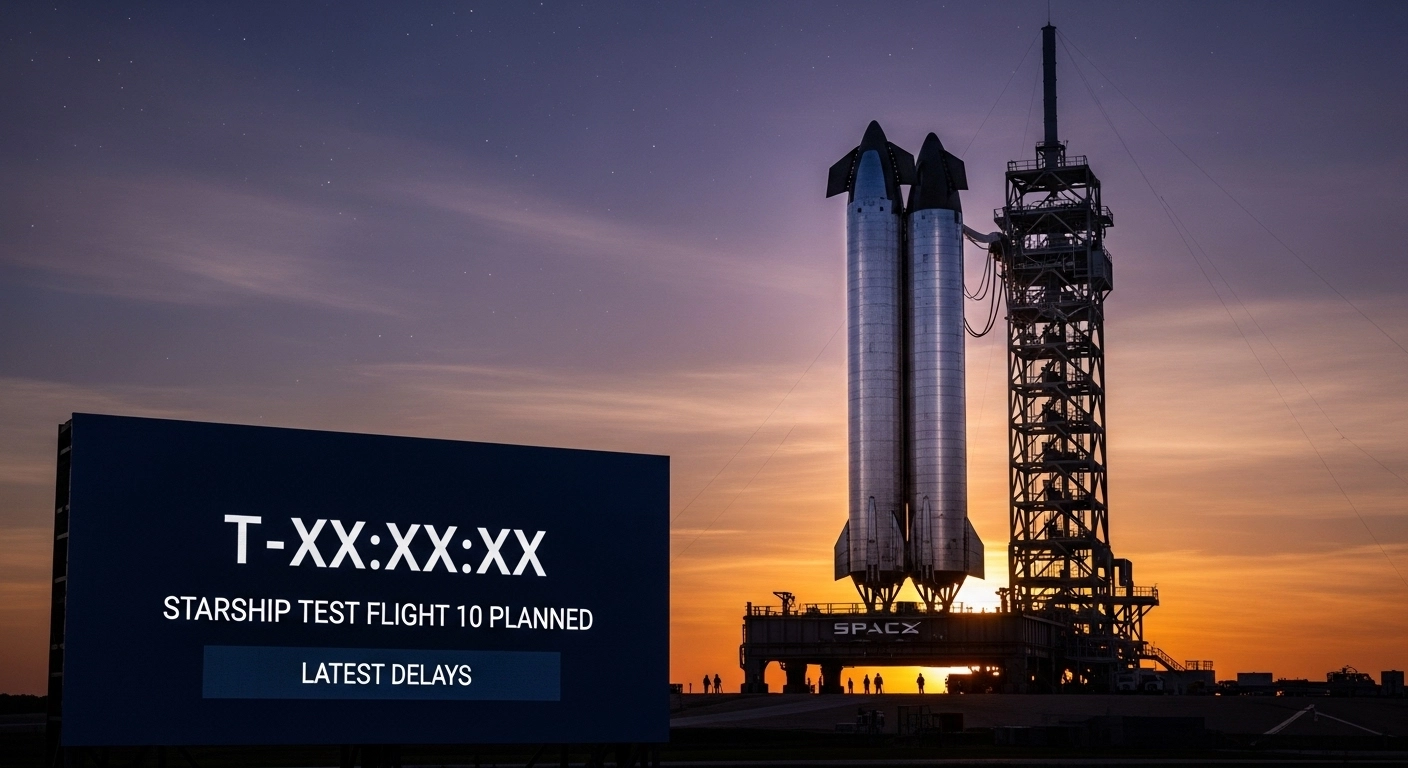 SpaceX Update: Starship Test Flight 10 Planned Amid Latest Delays