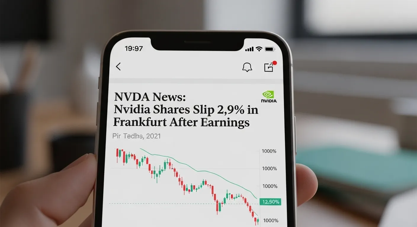 Nvidia Shares Slip