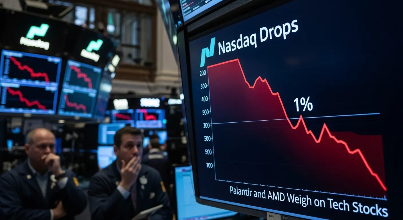 Nasdaq Drops