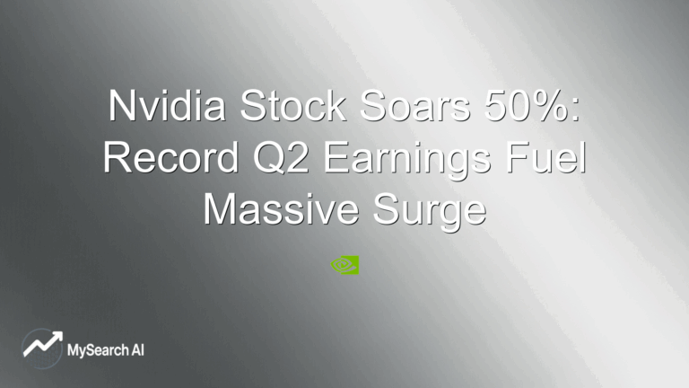 Nvidia Stock Soars 50%: Record Q2 Earnings Fuel Massive Surge