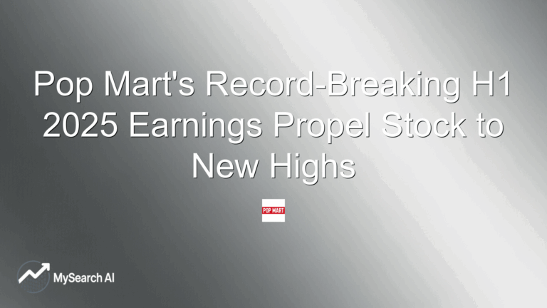 Pop Mart's Record-Breaking H1 2025 Earnings Propel Stock to New Highs