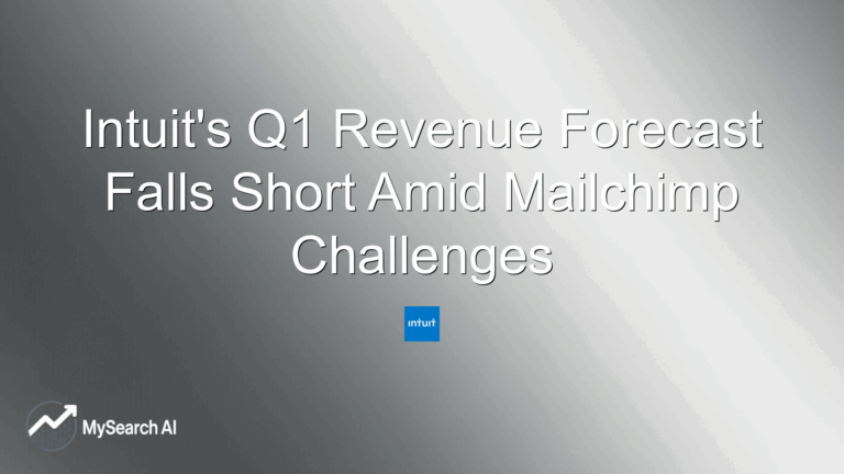 Intuit's Q1 Revenue Forecast Falls Short Amid Mailchimp Challenges
