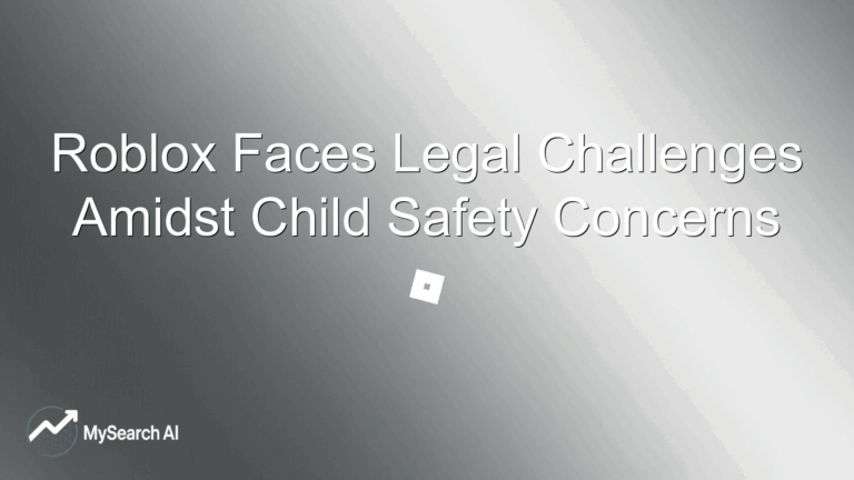 Roblox Faces Legal Challenges Amidst Child Safety Concerns