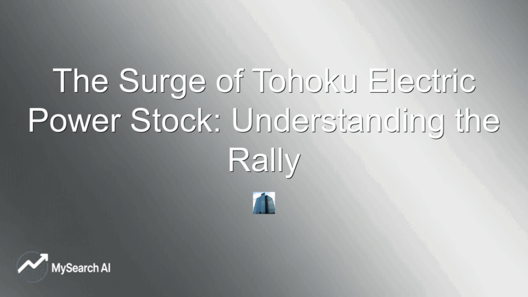 The Surge of Tohoku Electric Power Stock: Understanding the Rally