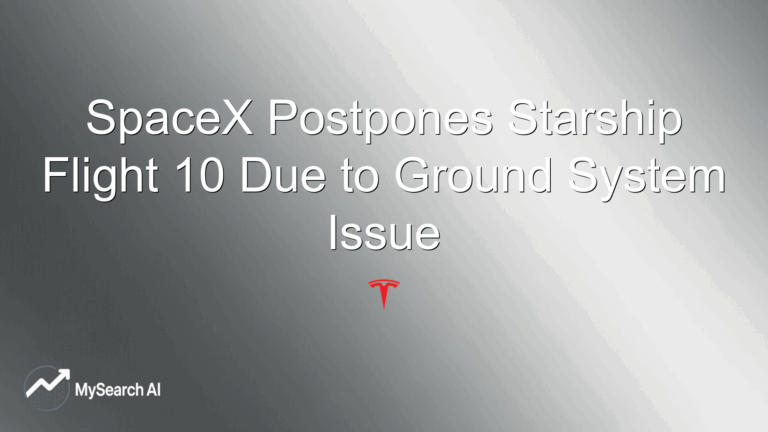 SpaceX Postpones Starship Flight 10 Due to Ground System Issue