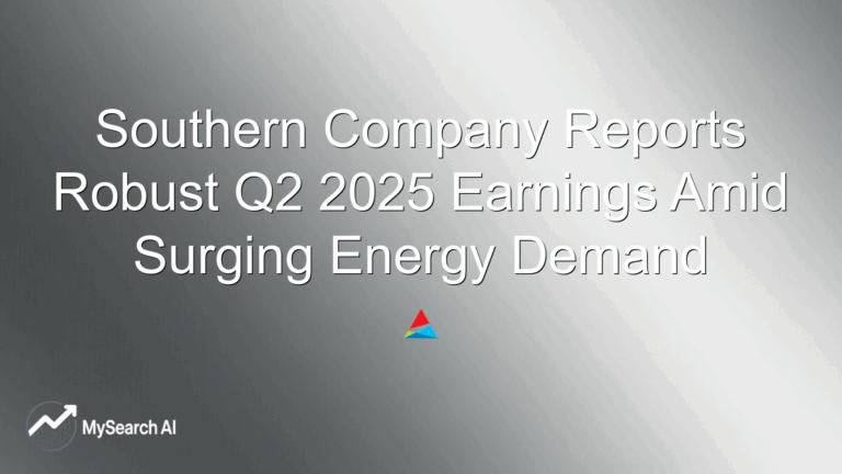 Southern Company Reports Robust Q2 2025 Earnings Amid Surging Energy Demand