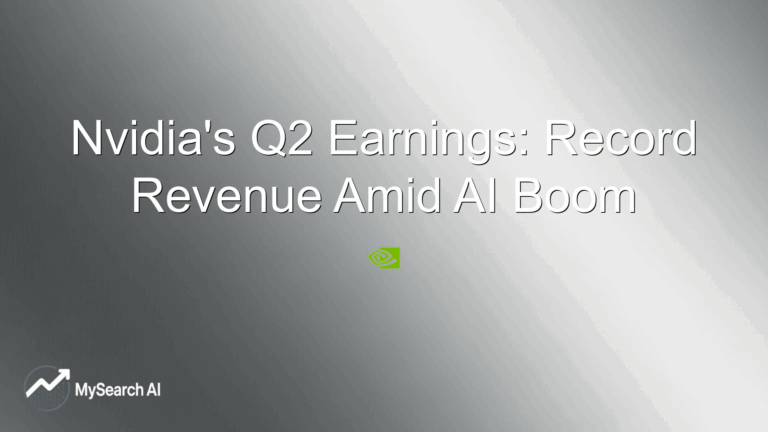 Nvidia's Q2 Earnings: Record Revenue Amid AI Boom
