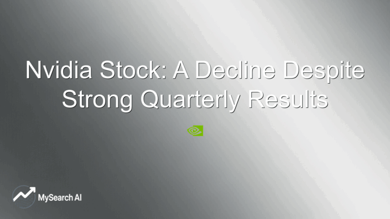 Nvidia Stock: A Decline Despite Strong Quarterly Results