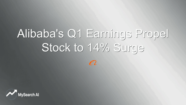 Alibaba's Q1 Earnings Propel Stock to 14% Surge
