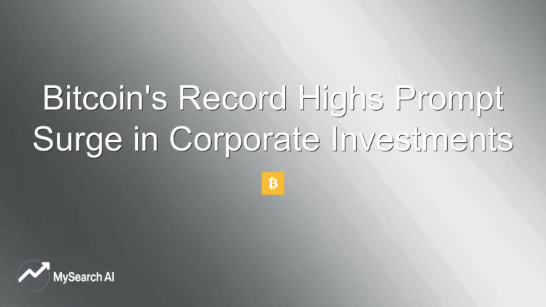 Bitcoin's Record Highs Prompt Surge in Corporate Investments