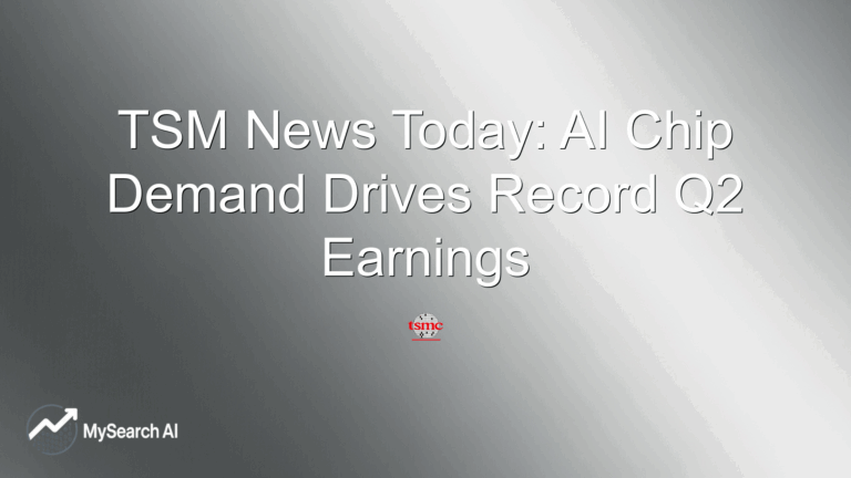 TSM News Today: AI Chip Demand Drives Record Q2 Earnings