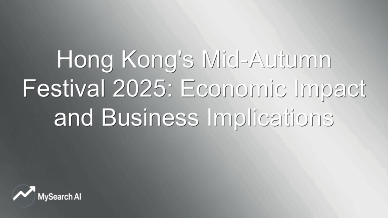 Hong Kong's Mid-Autumn Festival 2025: Economic Impact and Business Implications