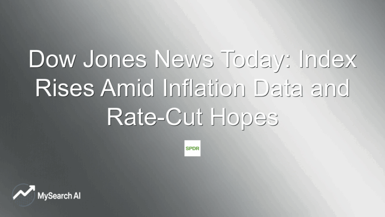 Dow Jones News Today: Index Rises Amid Inflation Data and Rate-Cut Hopes