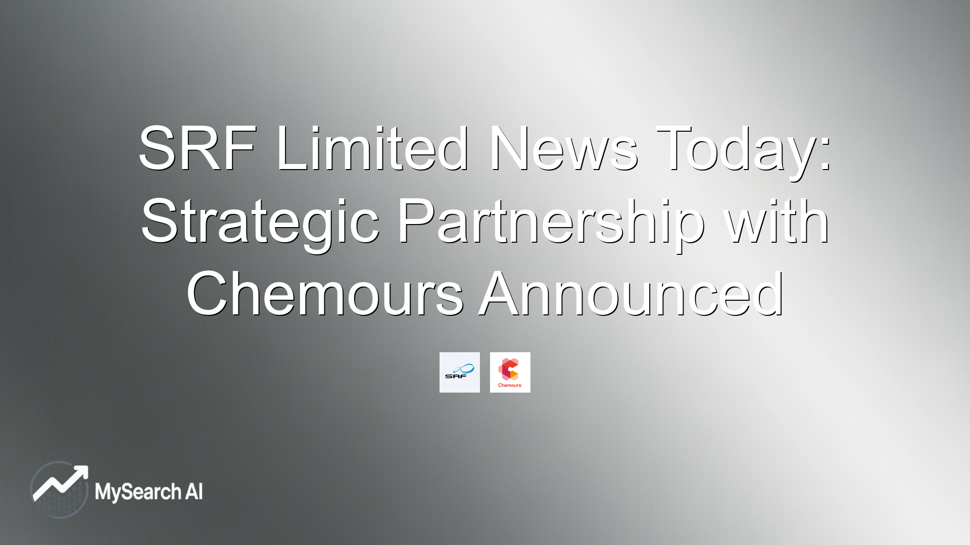 SRF Limited News Today: Strategic Partnership with Chemours Announced