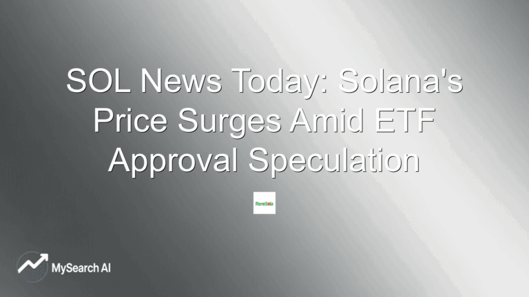 SOL News Today: Solana's Price Surges Amid ETF Approval Speculation
