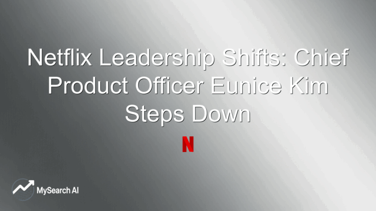 Netflix Leadership Shifts: Chief Product Officer Eunice Kim Steps Down