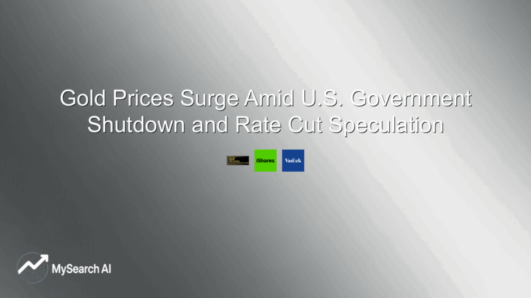 Gold Prices Surge Amid U.S. Government Shutdown and Rate Cut Speculation