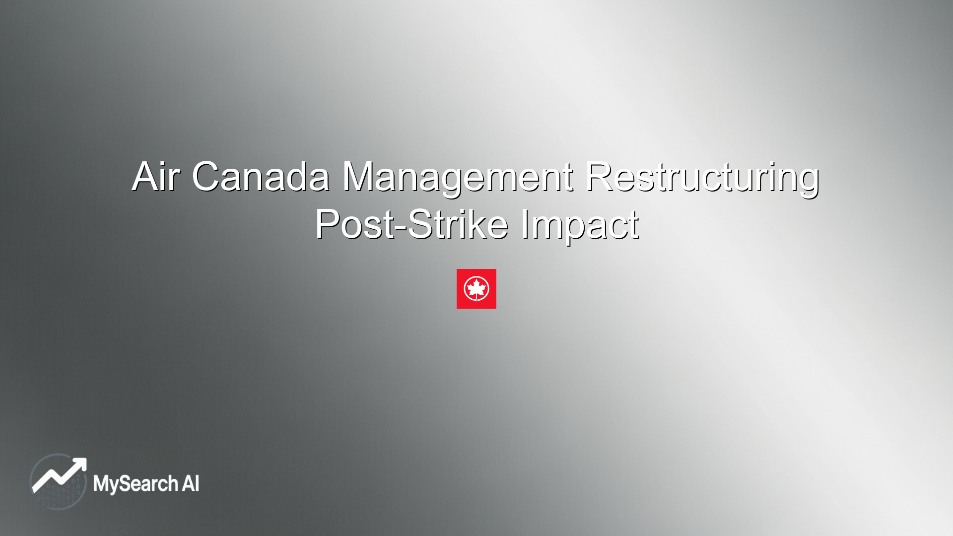 Air Canada Management Restructuring Post-Strike Impact
