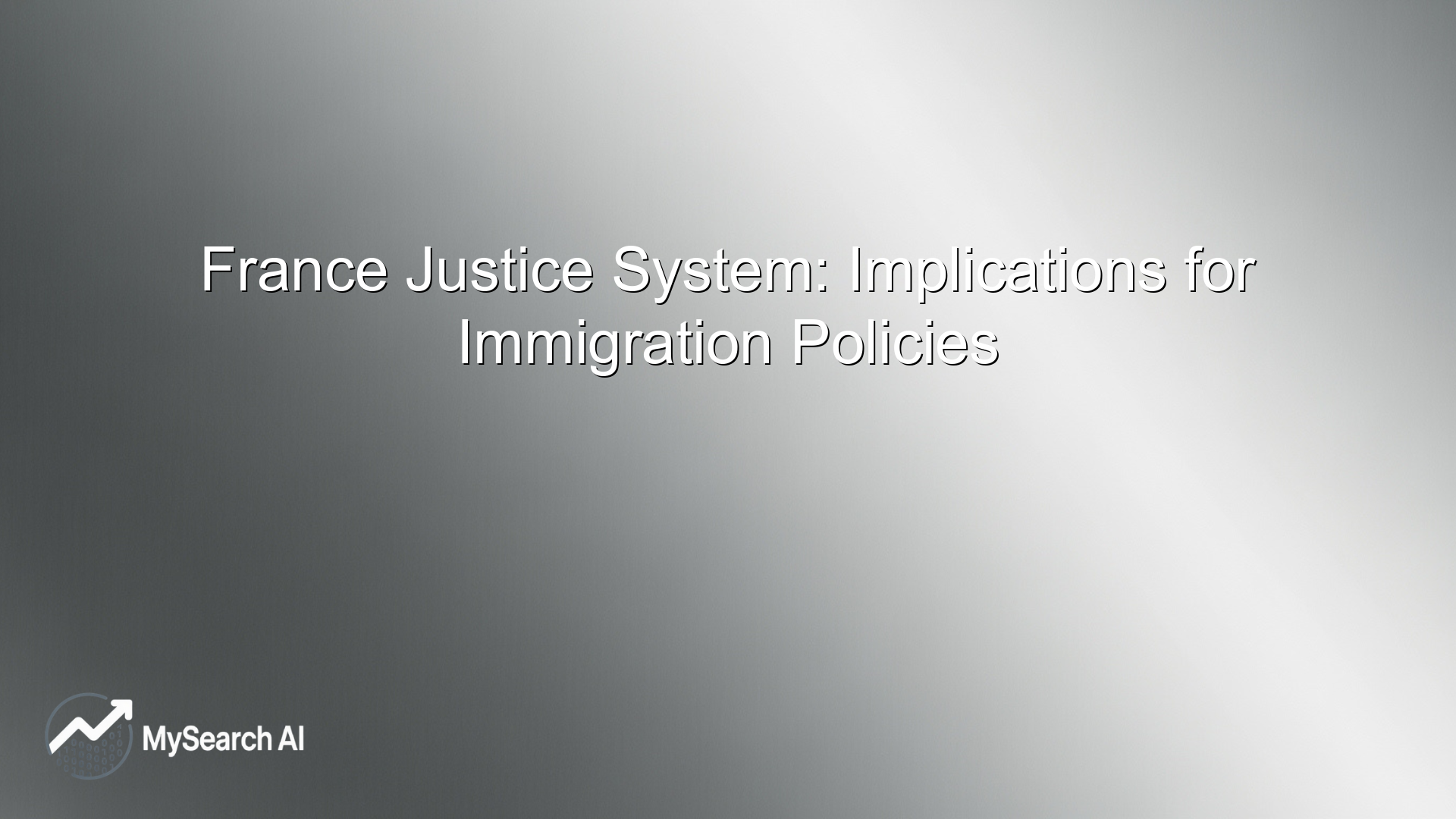 France Justice System: Implications for Immigration Policies