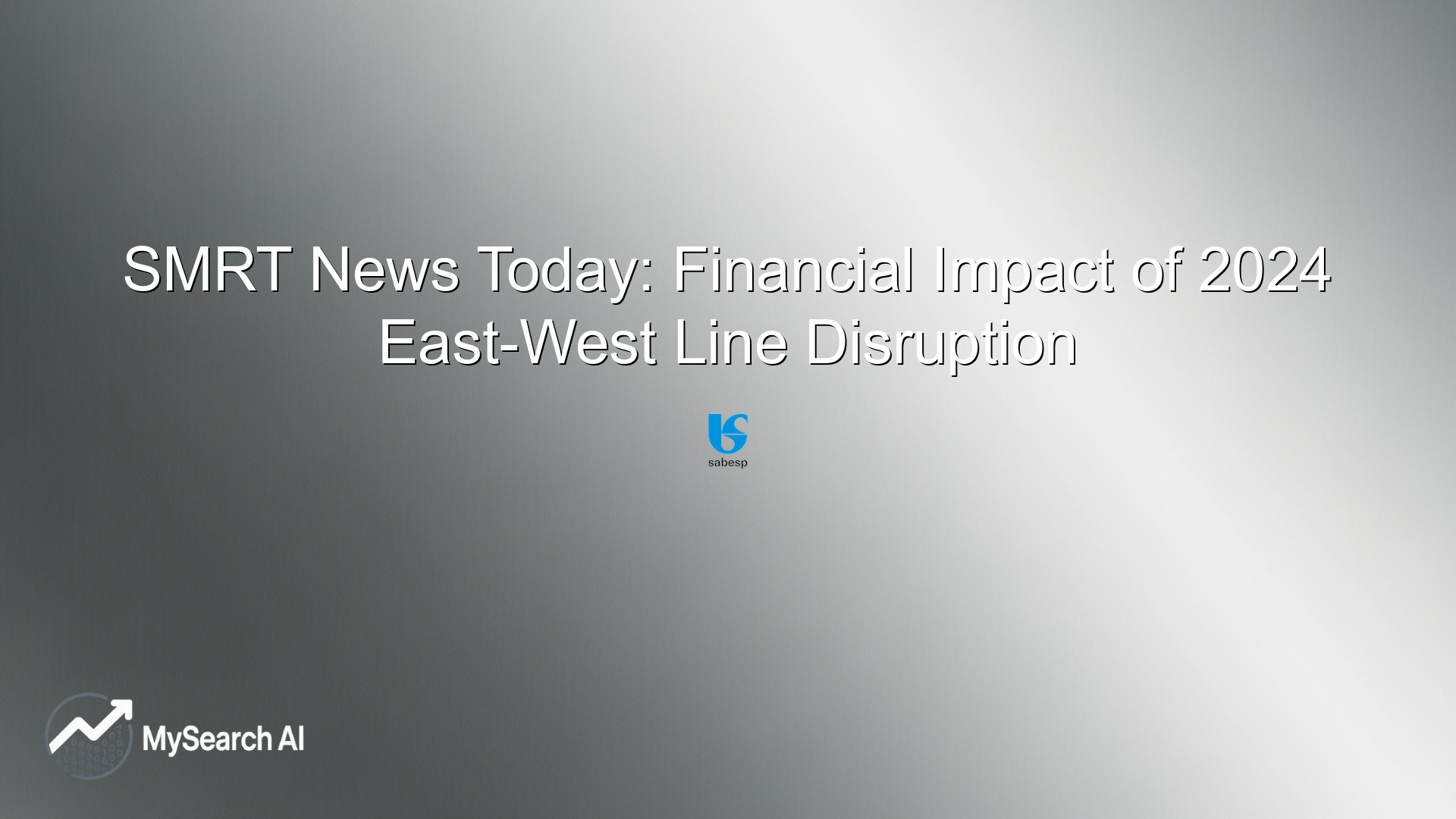 SMRT News Today: Financial Impact of 2024 East-West Line Disruption