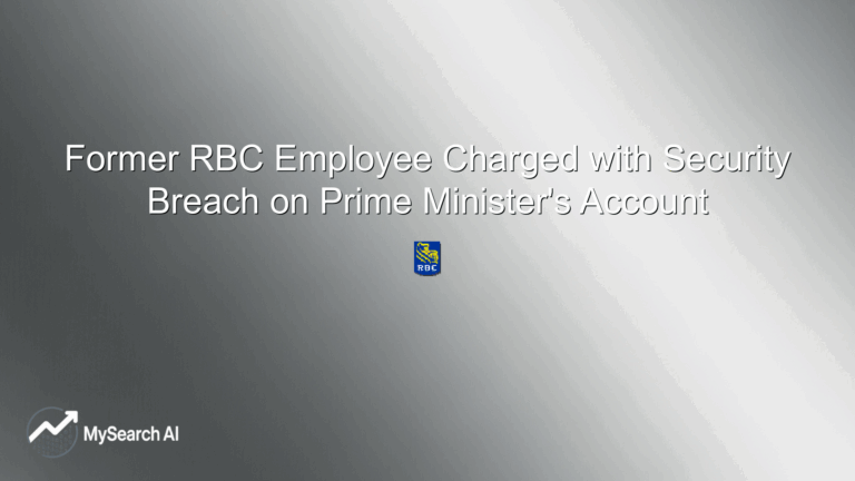 Former RBC Employee Charged with Security Breach on Prime Minister's Account