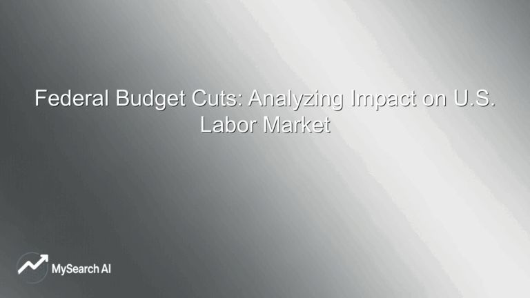 Federal Budget Cuts: Analyzing Impact on U.S. Labor Market