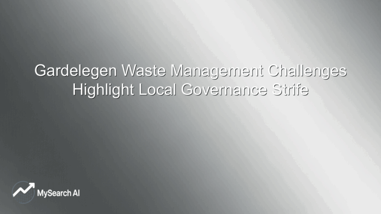 Gardelegen Waste Management Challenges Highlight Local Governance Strife