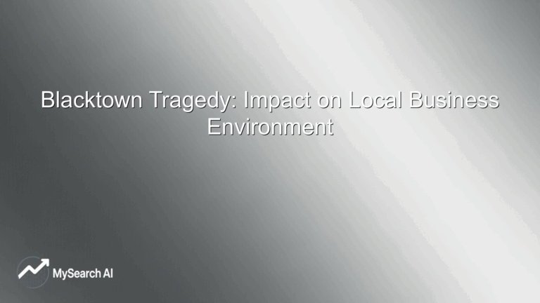 Blacktown Tragedy: Impact on Local Business Environment