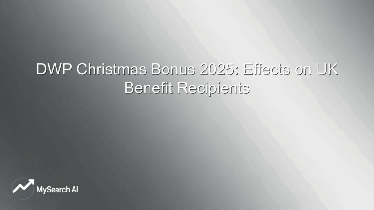 DWP Christmas Bonus 2025: Effects on UK Benefit Recipients