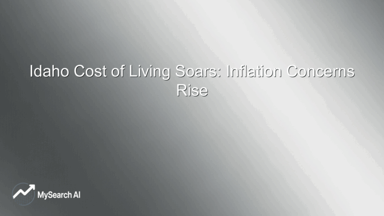Idaho Cost of Living Soars: Inflation Concerns Rise