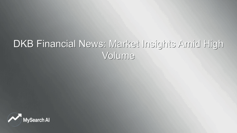 DKB Financial News: Market Insights Amid High Volume