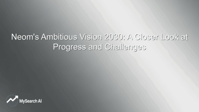 Neom's Ambitious Vision 2030: A Closer Look at Progress and Challenges